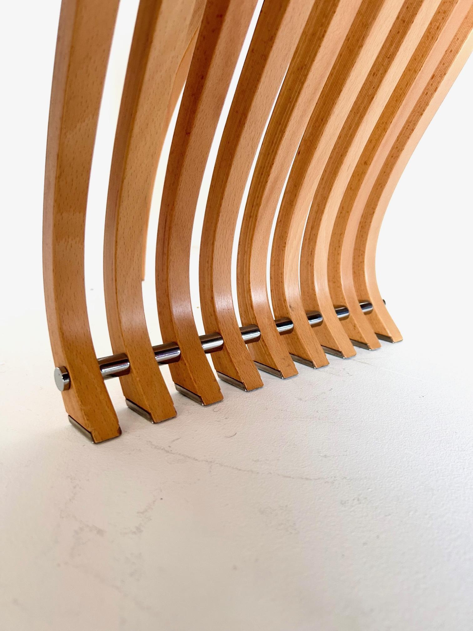 Set of 6 Schizzo chairs by Ron Arad, Vitra, 1989 7