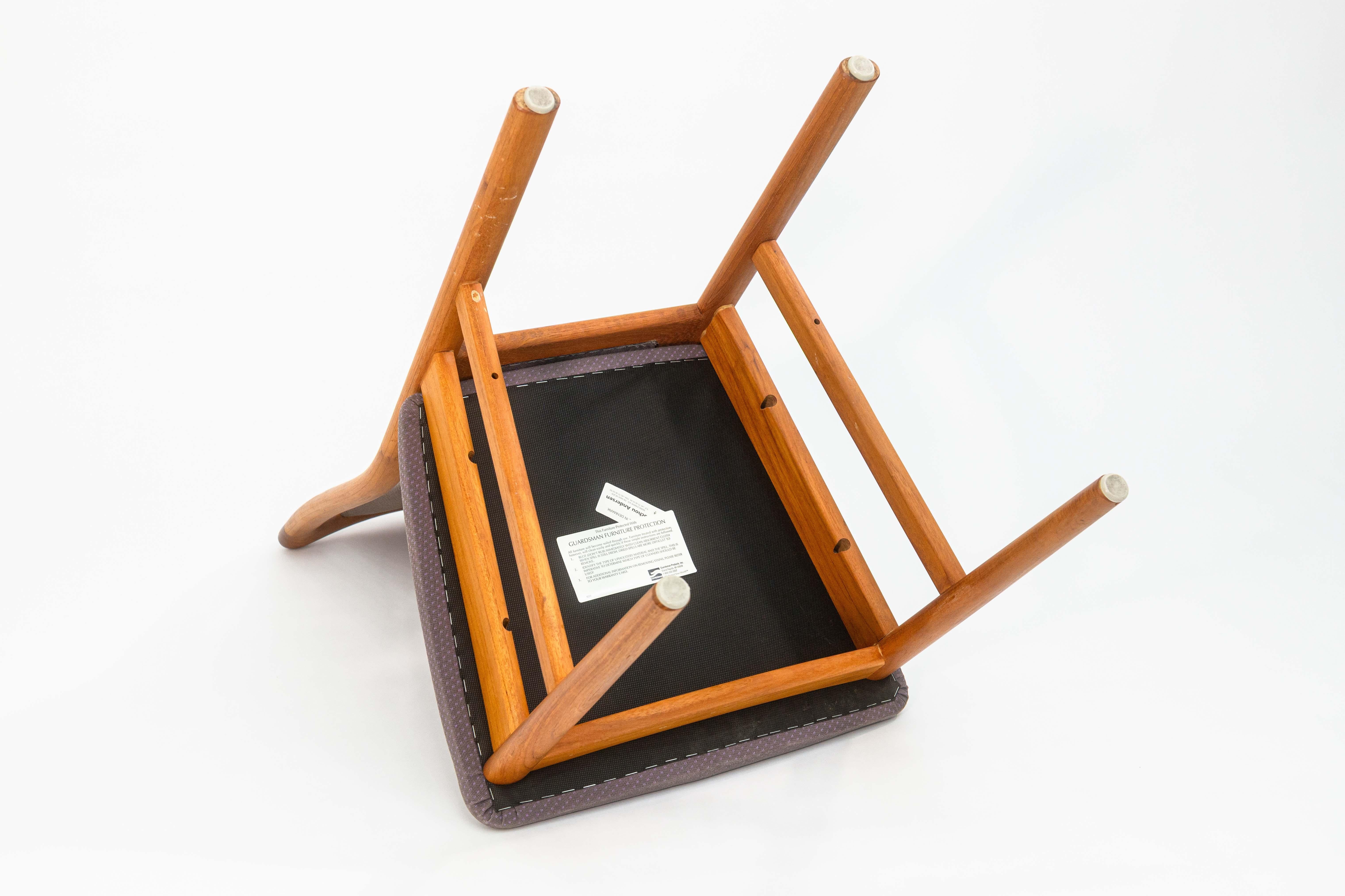 Satz von 6 Schou Anderson Vintage Dänische Teakholz Mid Century Modern Esszimmerstühle im Angebot 4