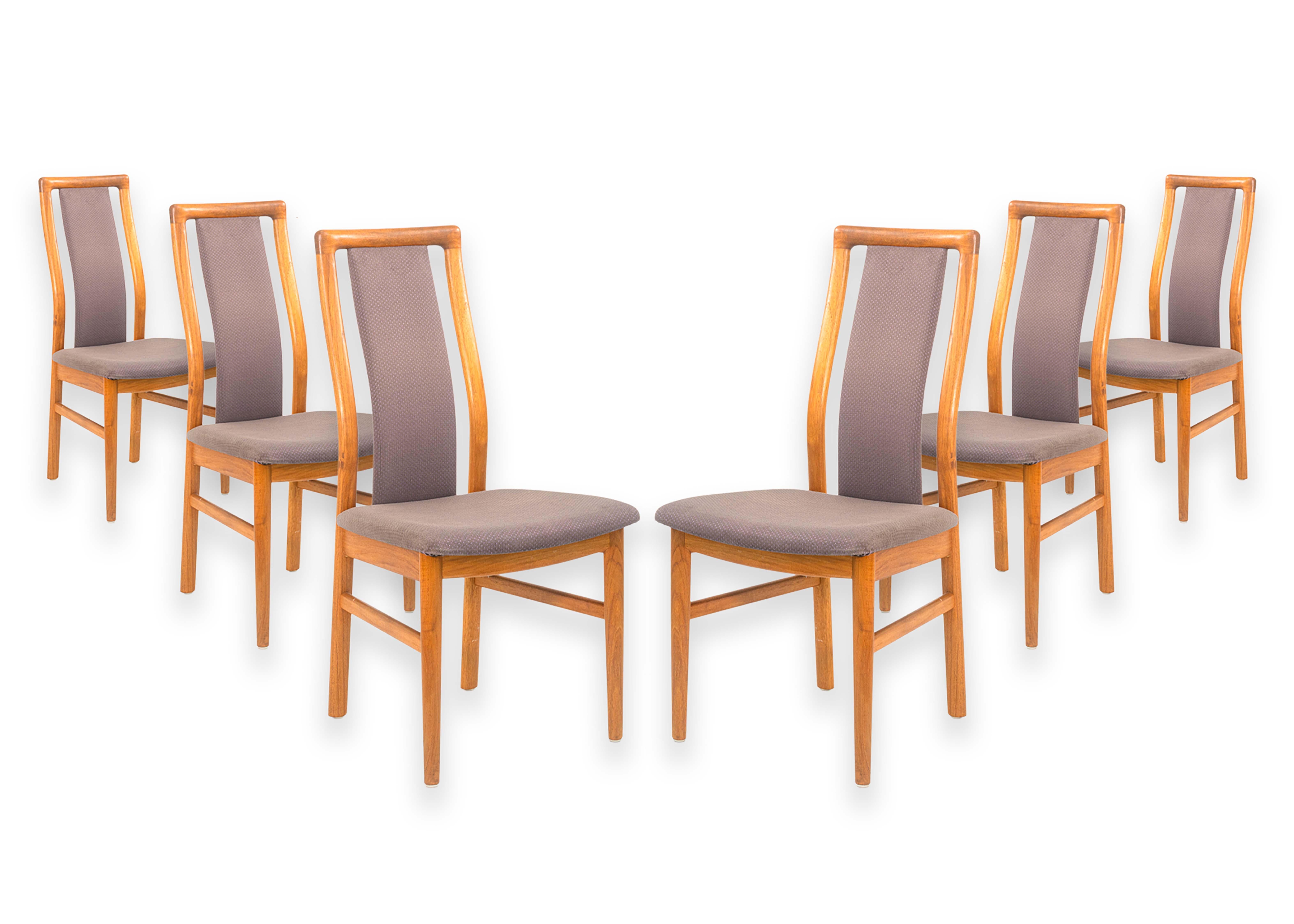Satz von 6 Schou Anderson Vintage Dänische Teakholz Mid Century Modern Esszimmerstühle im Angebot 7