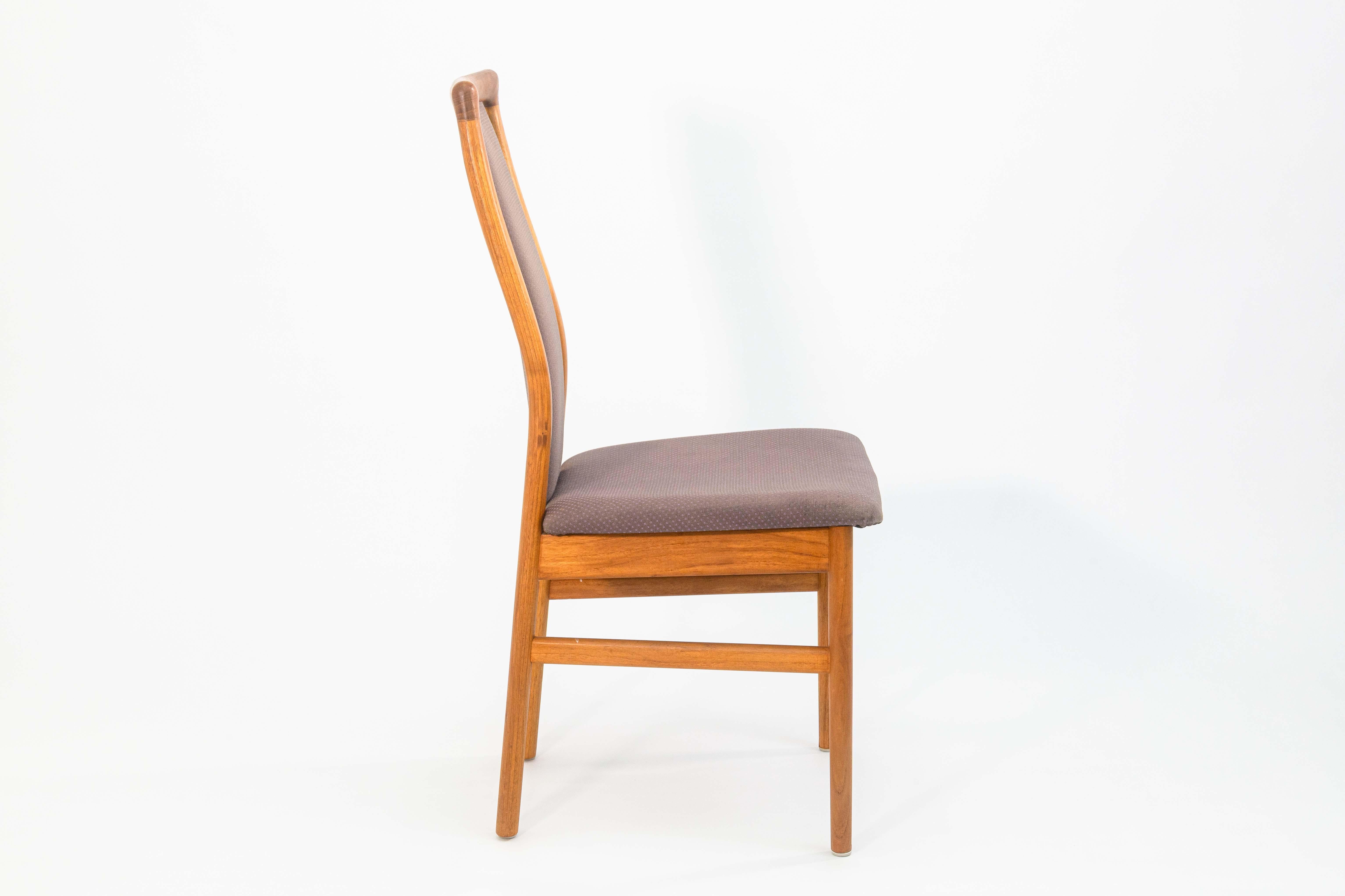 Satz von 6 Schou Anderson Vintage Dänische Teakholz Mid Century Modern Esszimmerstühle im Zustand „Gut“ im Angebot in Keego Harbor, MI