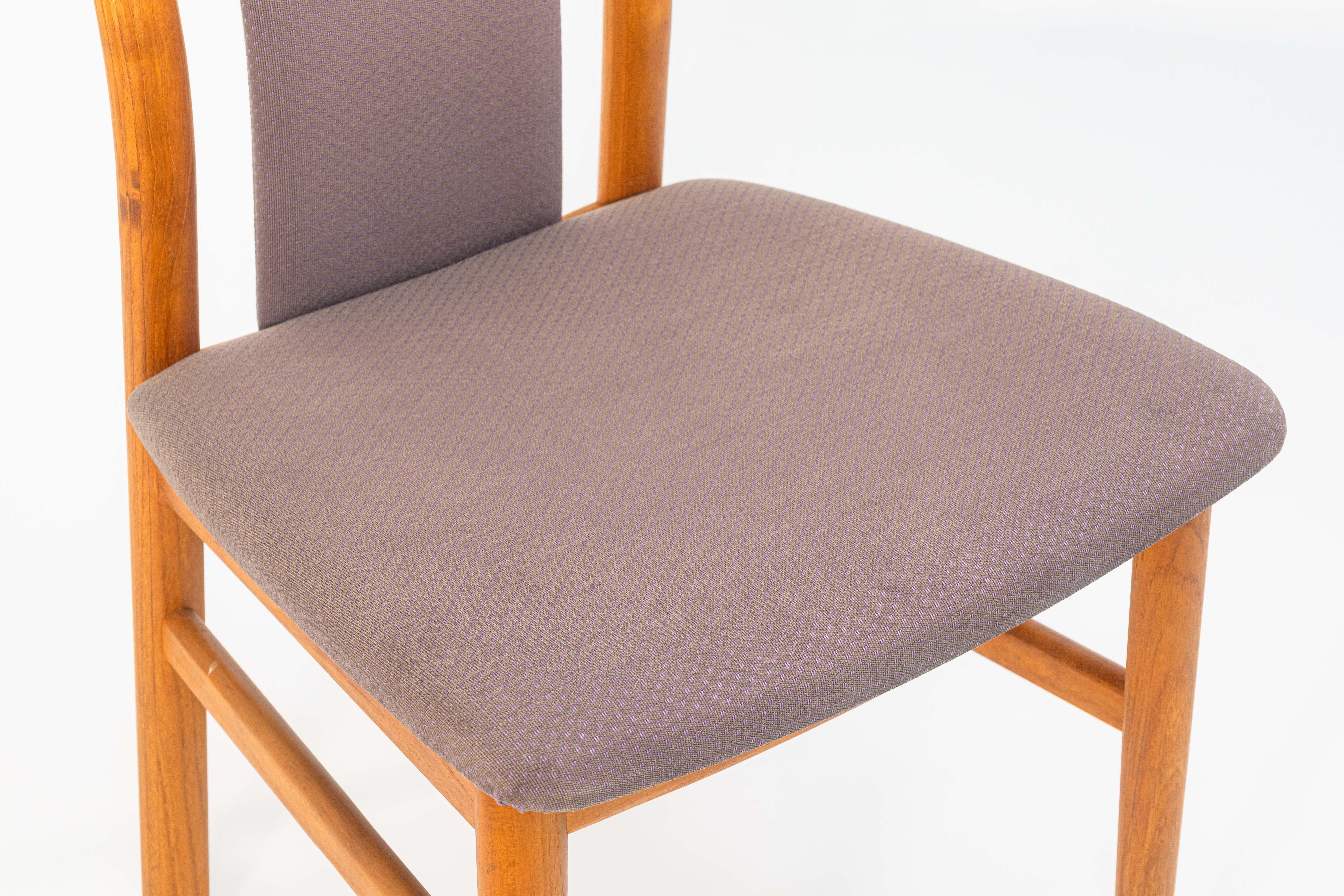Satz von 6 Schou Anderson Vintage Dänische Teakholz Mid Century Modern Esszimmerstühle im Angebot 1