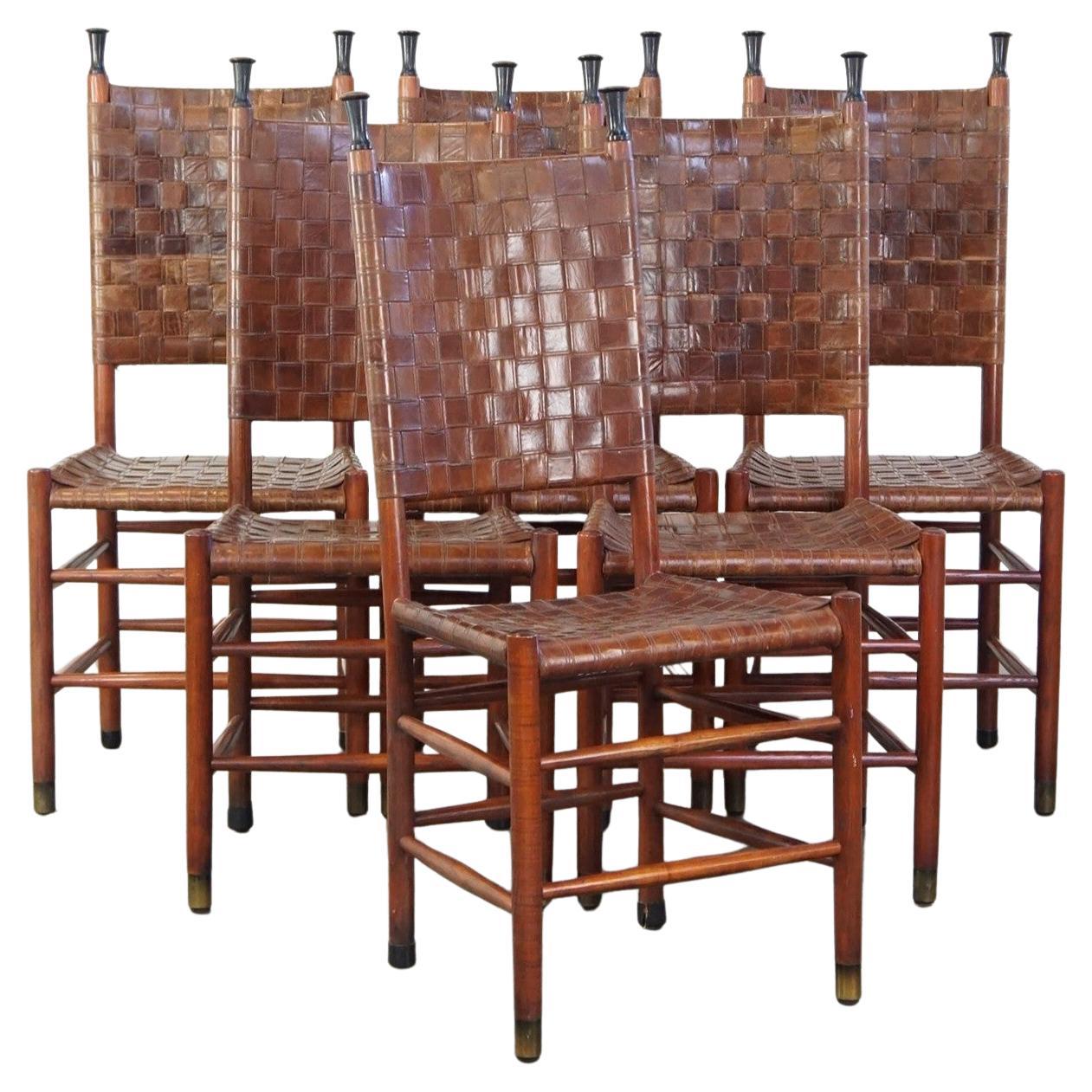 Ensemble de 6 chaises de salle à manger Schuitema de la collection Shaker