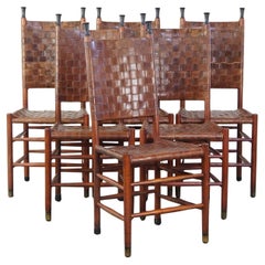 Ensemble de 6 chaises de salle à manger Schuitema de la collection Shaker