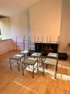 Set of 6 “Sculpture” Dining Chairs by Salvino Marsura, Italy