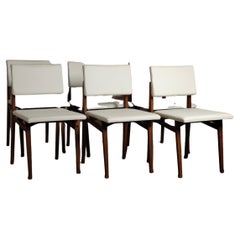 Set of 6 SD9 "Luisella" Chairs by Franco Albini for Poggi, Italy, 60's
