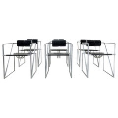 Set of 6, Seconda Chairs by Swiss Architect Mario Botta for Alias, 1980s