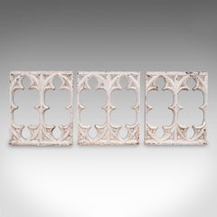 Lot de 6 panneaux muraux « Secret Garden », style anglais, grilles à entrelacs gothiques, style victorien