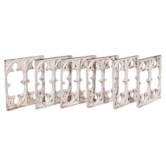 Lot de 6 panneaux muraux « Secret Garden », style anglais, grilles à entrelacs gothiques, style victorien