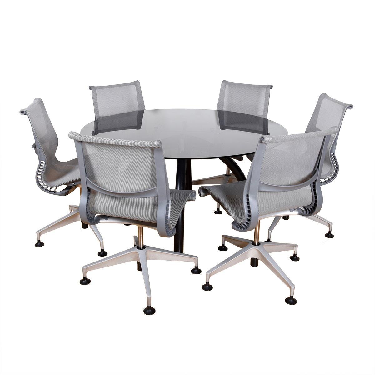 Set of 6 ‘Setu' Dining / Conference Chairs by Herman Miller For Sale 3