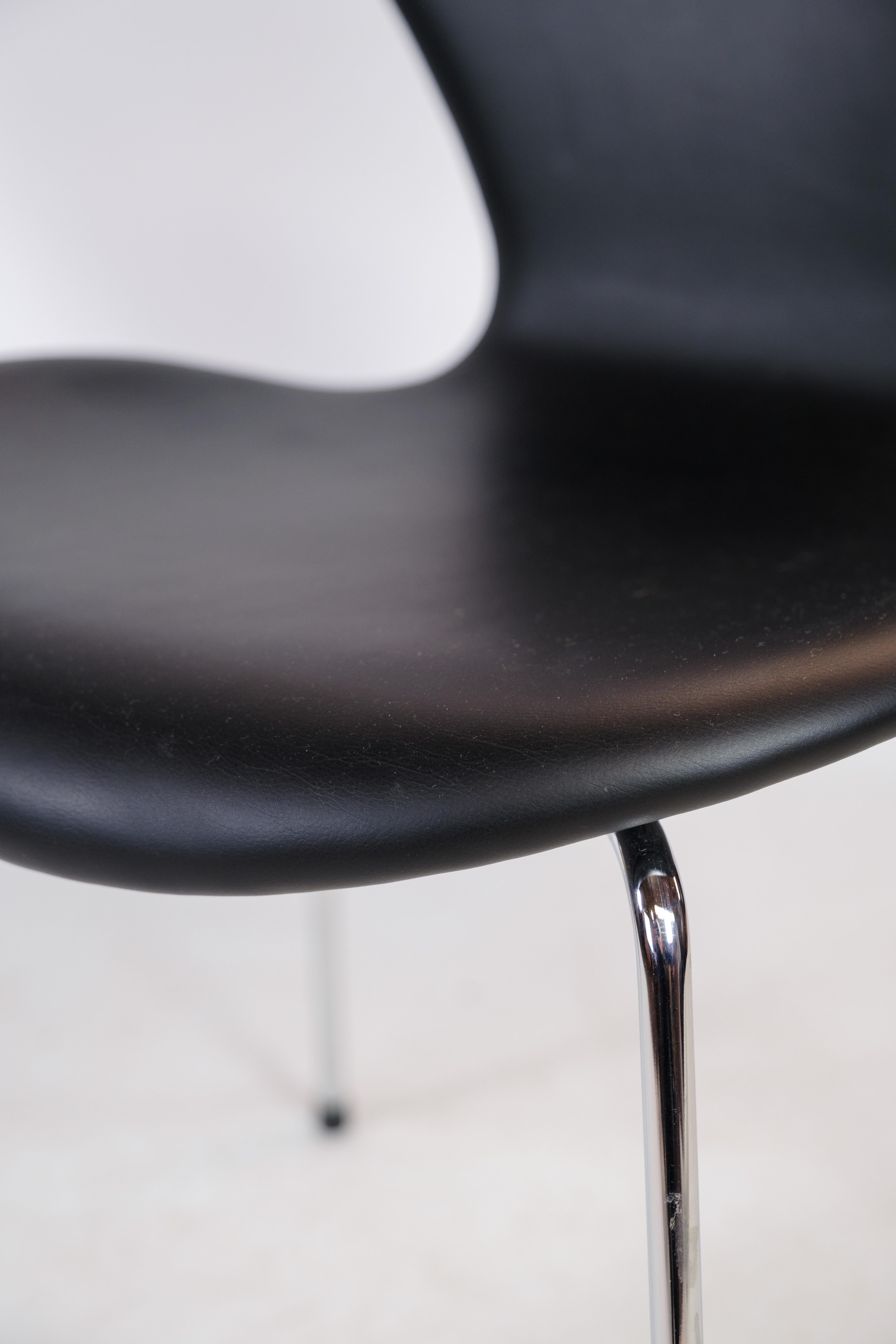 Danish Set of 6 Seven Chairs Model 3107 Arne Jacobsen Fritz Hansen, 2020 For Sale