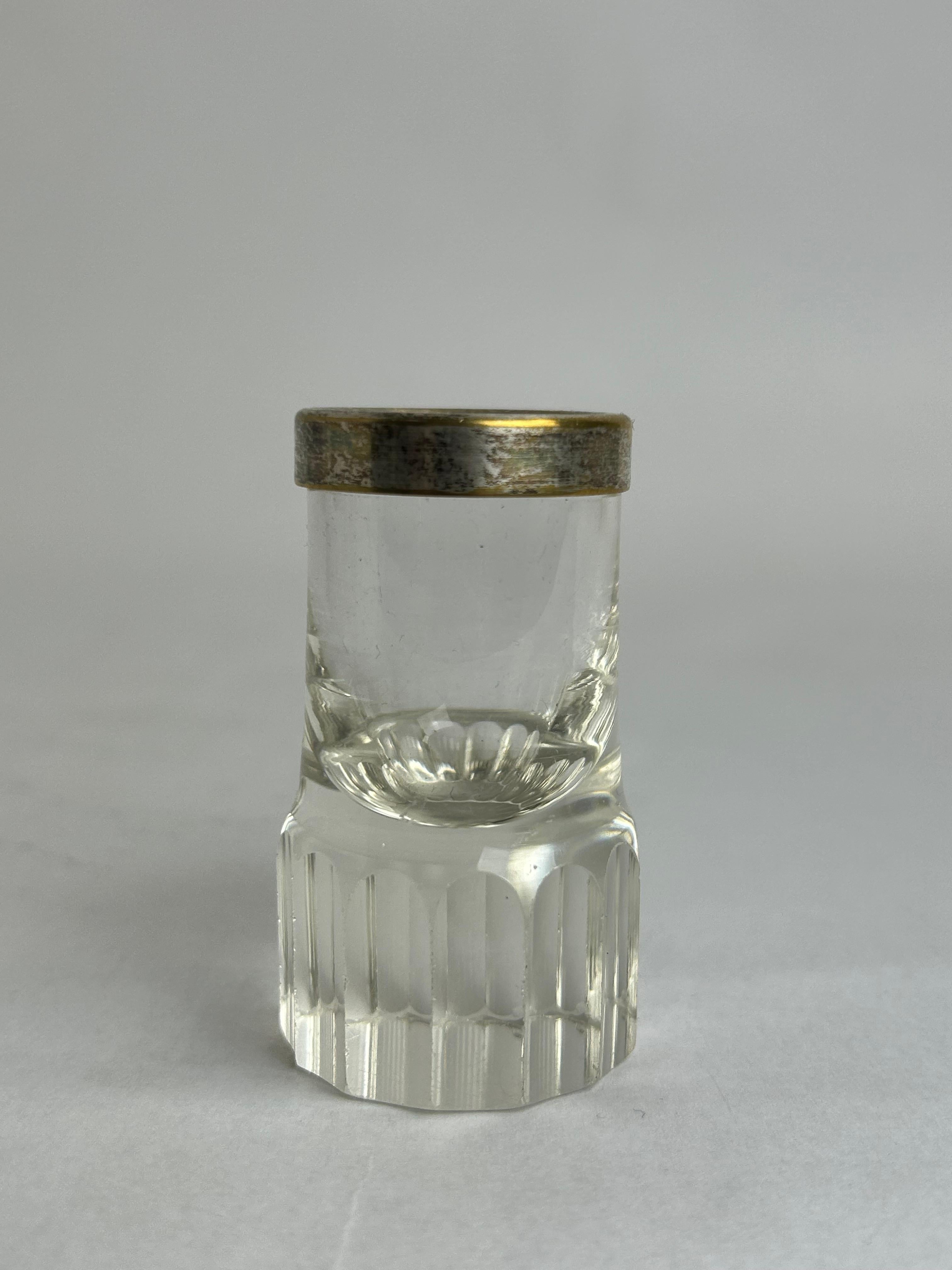 Alpaca Set of 6 shot glasses by Adolf Loos for Bakalowits & Söhne For Sale