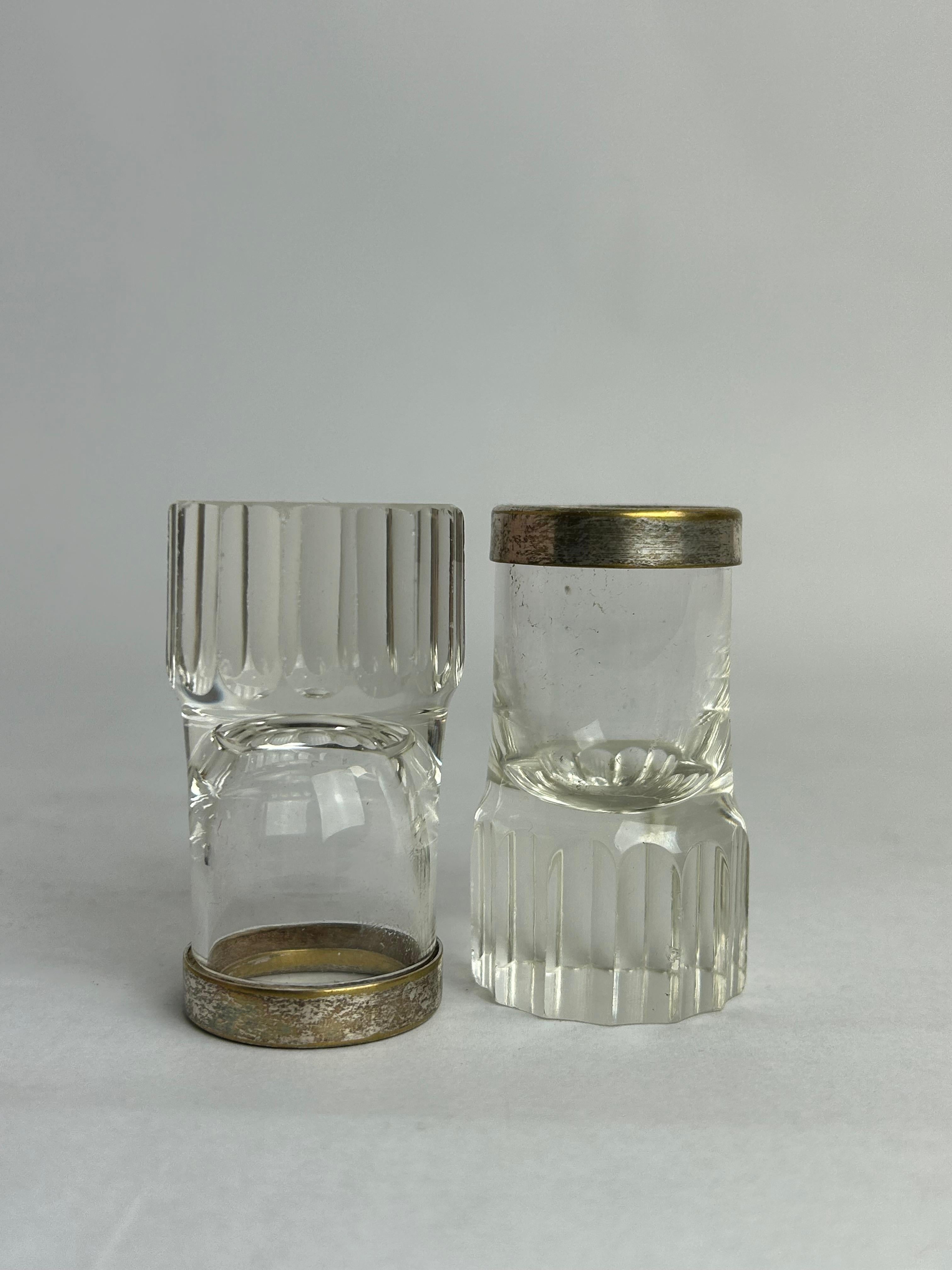 Set of 6 shot glasses by Adolf Loos for Bakalowits & Söhne For Sale 2