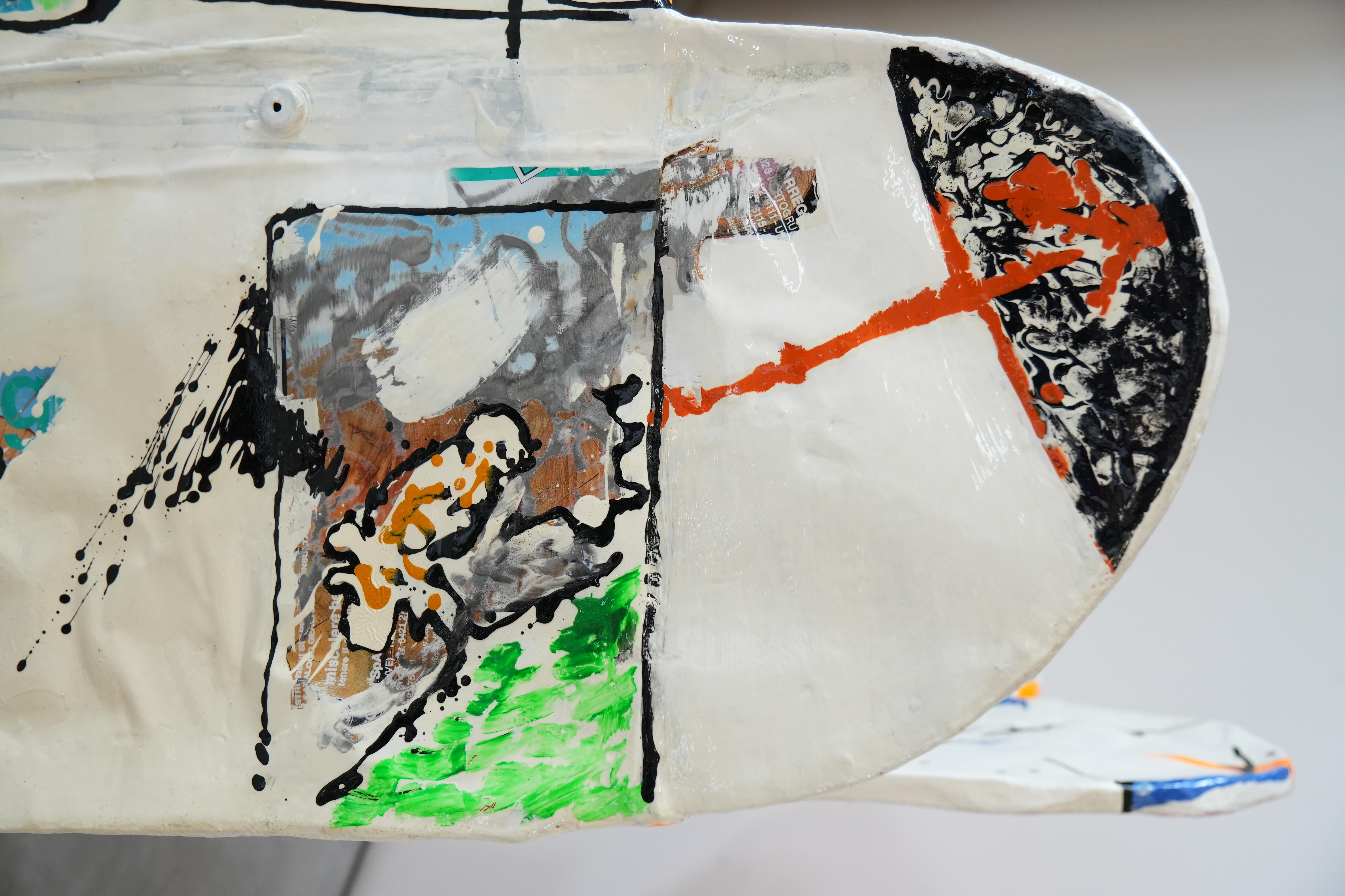 Set of 6 Signed Pop Art Chairs by Guido Coletti (1995, signed in 2013) In Good Condition For Sale In Manzano, IT