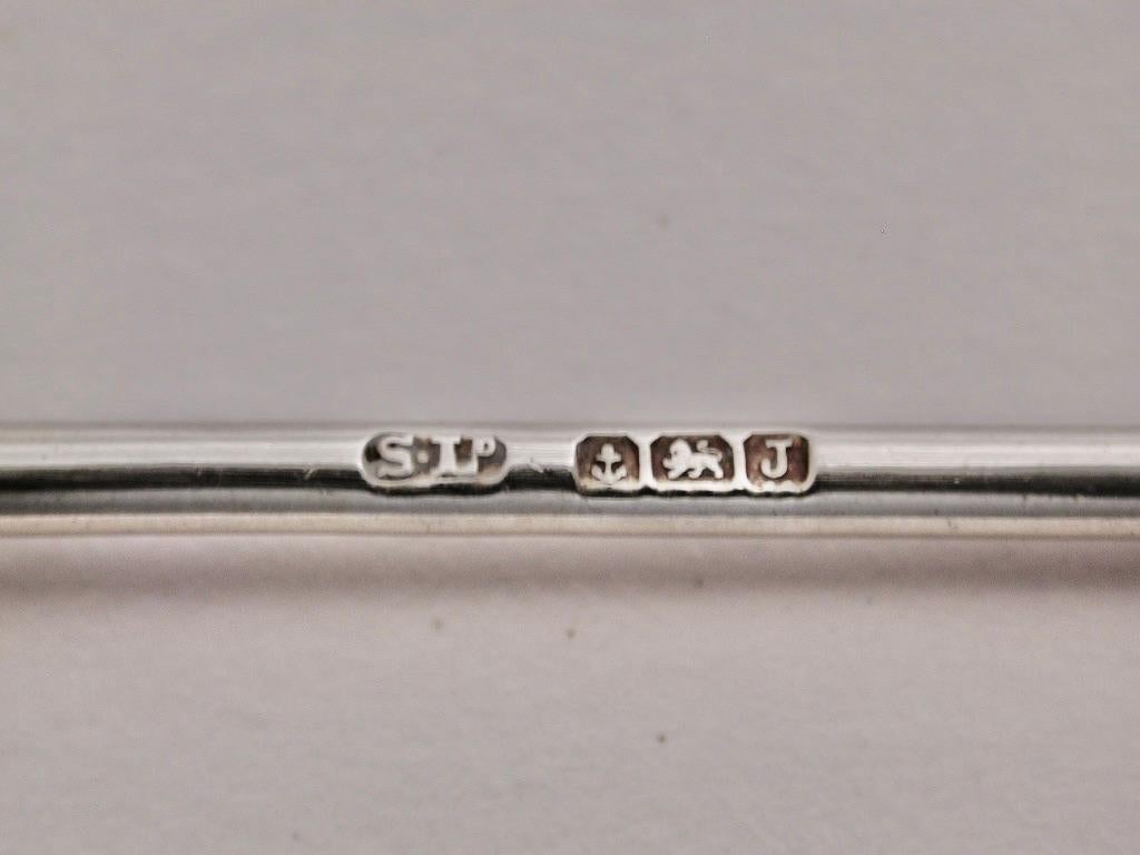 Set of 6 Silver Pheasant Cocktail Sticks, 1933, William Suckling Ltd, Birmingham In Good Condition In London, GB