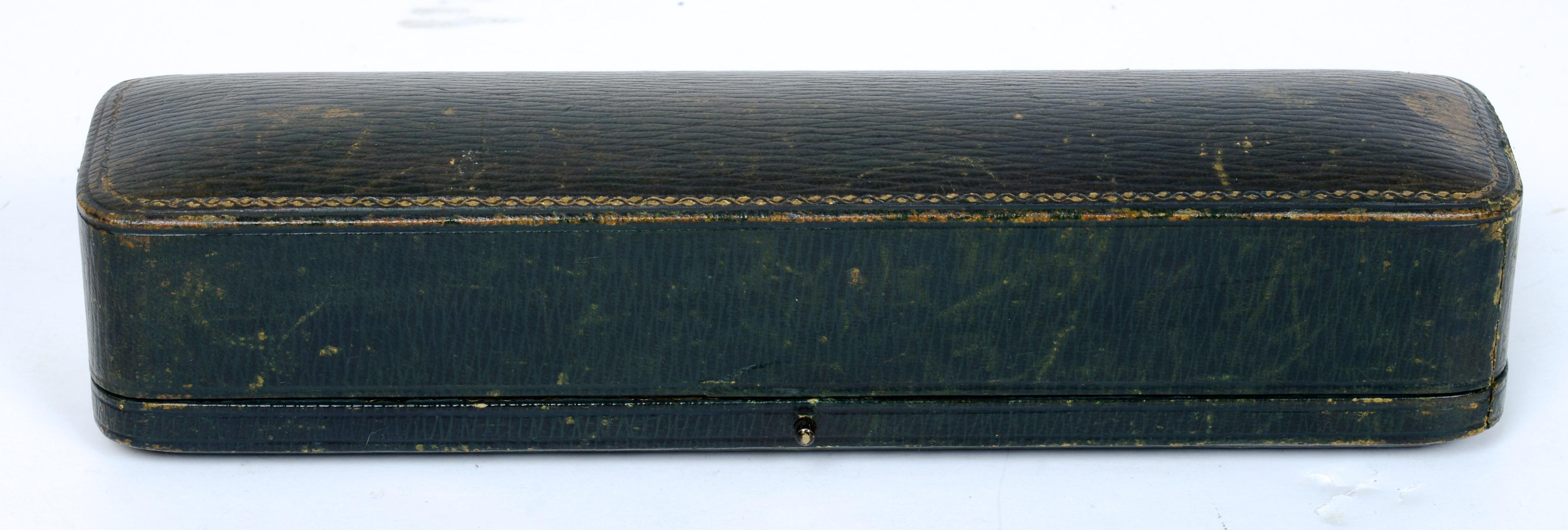 Set of 6 Silver & Tortoise Shell Place Card Holders Original Box, Ryrie Jewelers For Sale 4