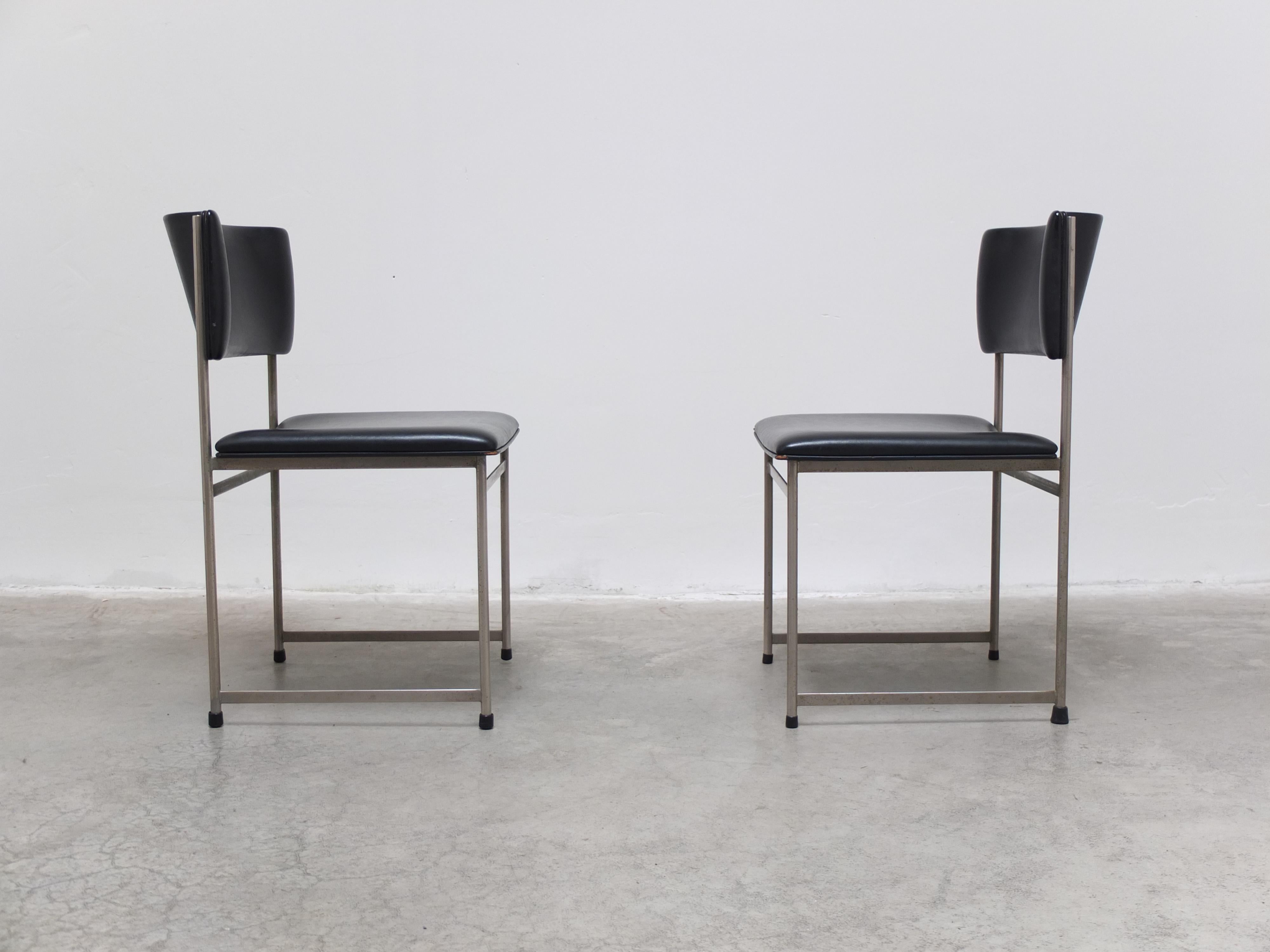 Set of 6 ‘SM08’ Dining Chairs by Cees Braakman for Pastoe, 1960s For Sale 8
