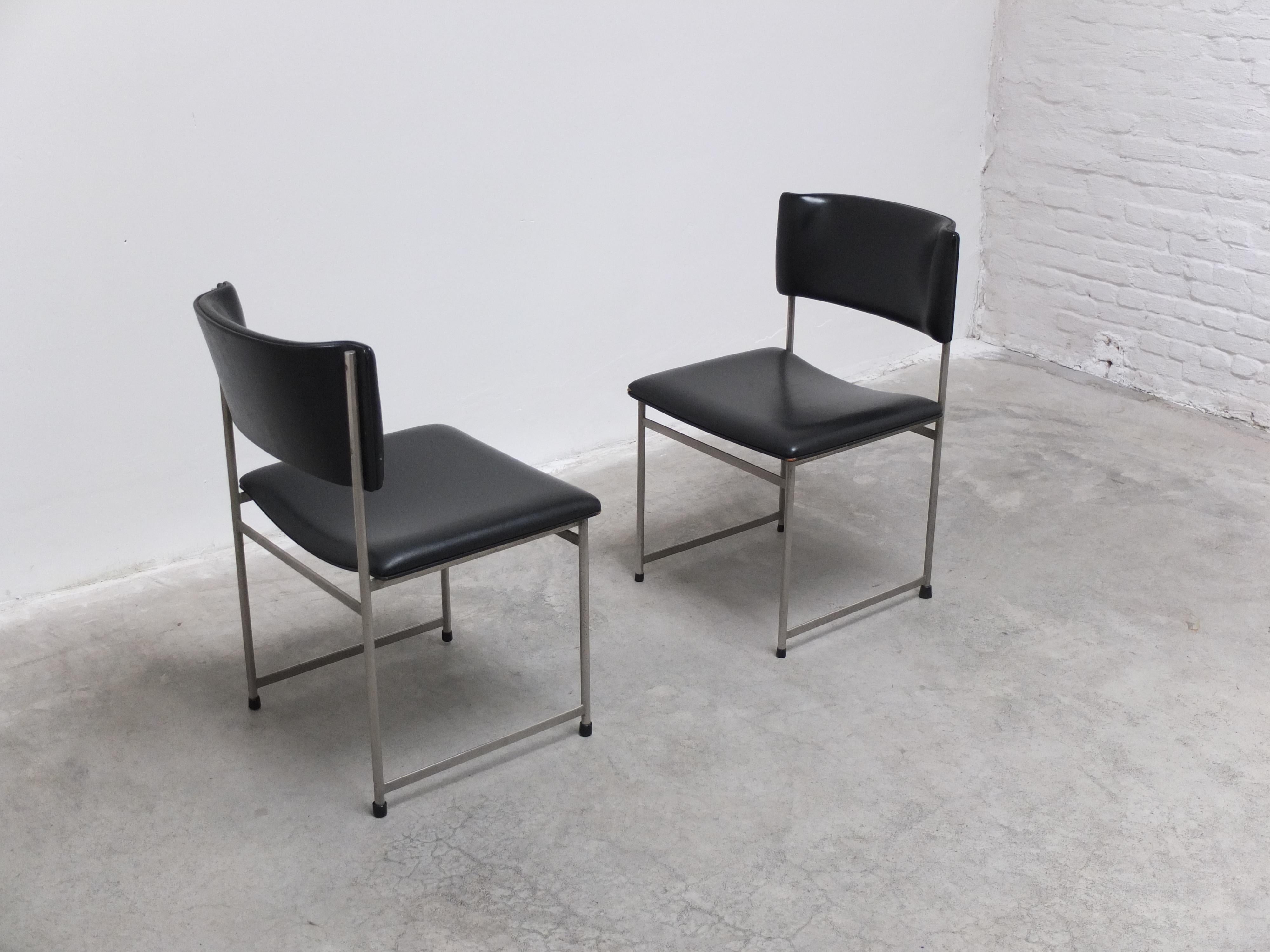 Set of 6 ‘SM08’ Dining Chairs by Cees Braakman for Pastoe, 1960s For Sale 9