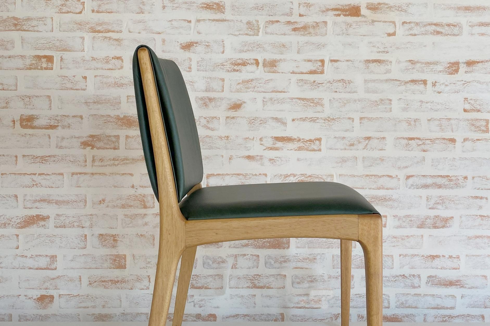 Set of 6 solid wood 