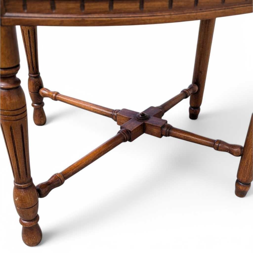Set di 6 sedie da pranzo spagnole, sedute in giunco intrecciato, schienali intagliati in covoni di grano 1950 6