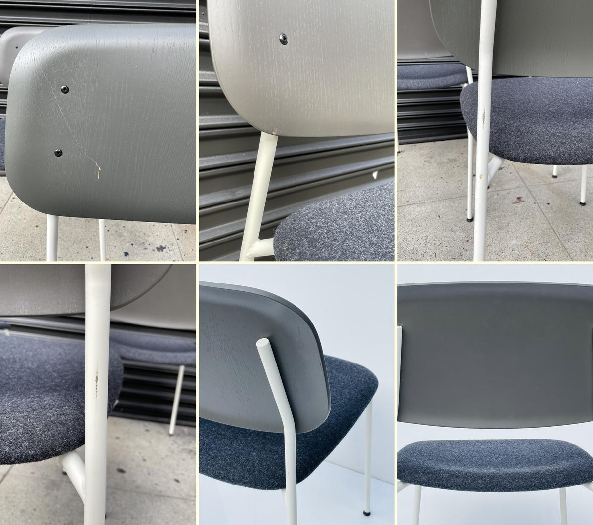 Satz von 6 stapelbaren Stühlen von Iskos-Berlin für Hay Furniture im Angebot 3
