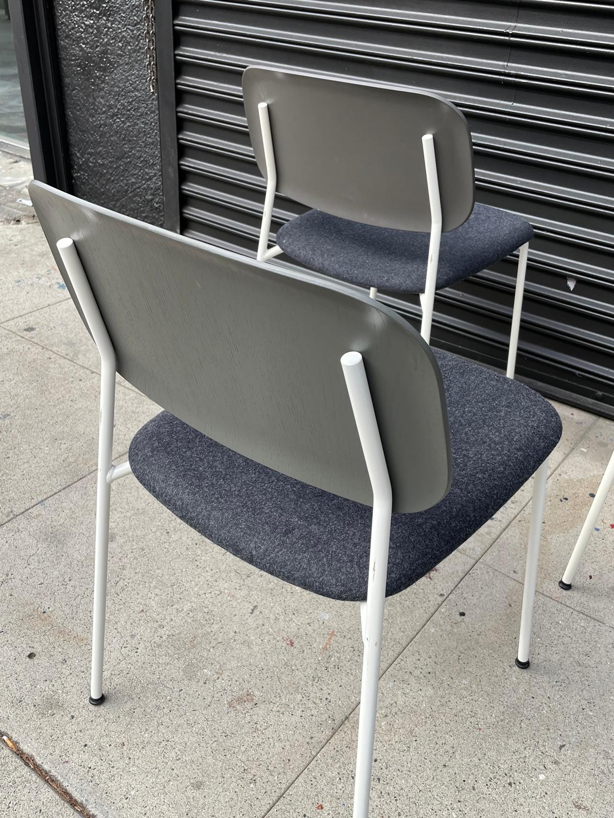 Set of 6 Stackable Chairs by Iskos-Berlin for Hay Furniture For Sale 1