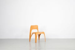 Set of 6 Stackable Chairs, Design by Preben Fabricius, by Interplast, Germany