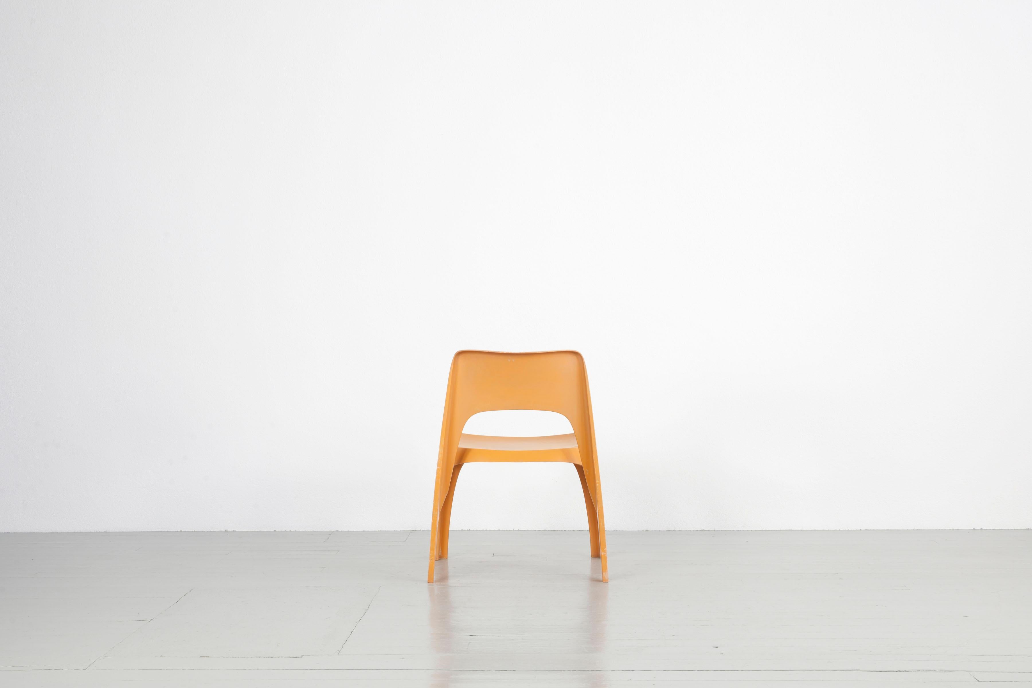 Ensemble de 6 chaises empilables, design de Preben Fabricius, par Interplast, Allemagne État moyen - En vente à Wolfurt, AT