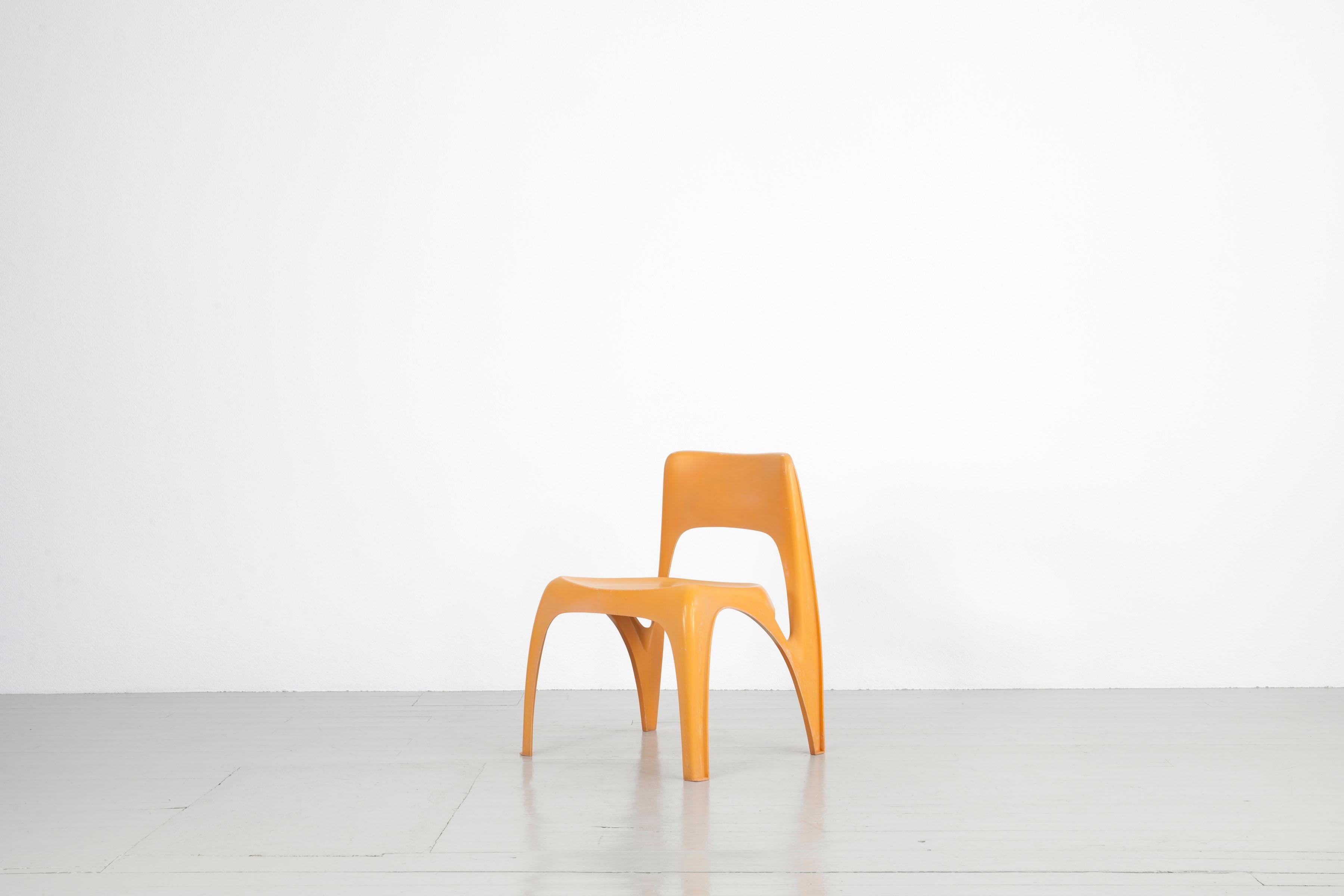Ensemble de 6 chaises empilables, design de Preben Fabricius, par Interplast, Allemagne en vente 1
