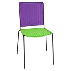 Set of 6 Stackable Woven Chairs