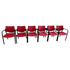 Ensemble de 6 chaises empilables conçues par Mark Goetz pour Herman Miller
