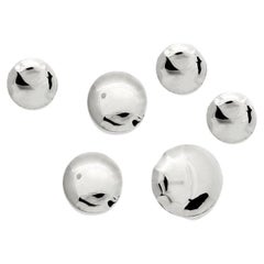 Set of 6 Stainless Steel Pin Wall Decor by Zieta