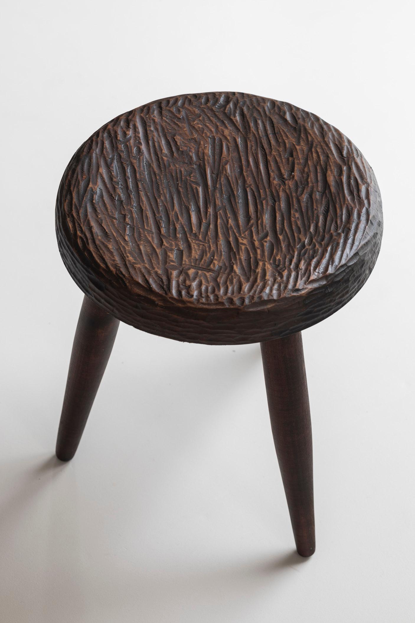 Conjunto de 6 taburetes a la manera de Charlotte Perriand, Francia años 60. en venta 3