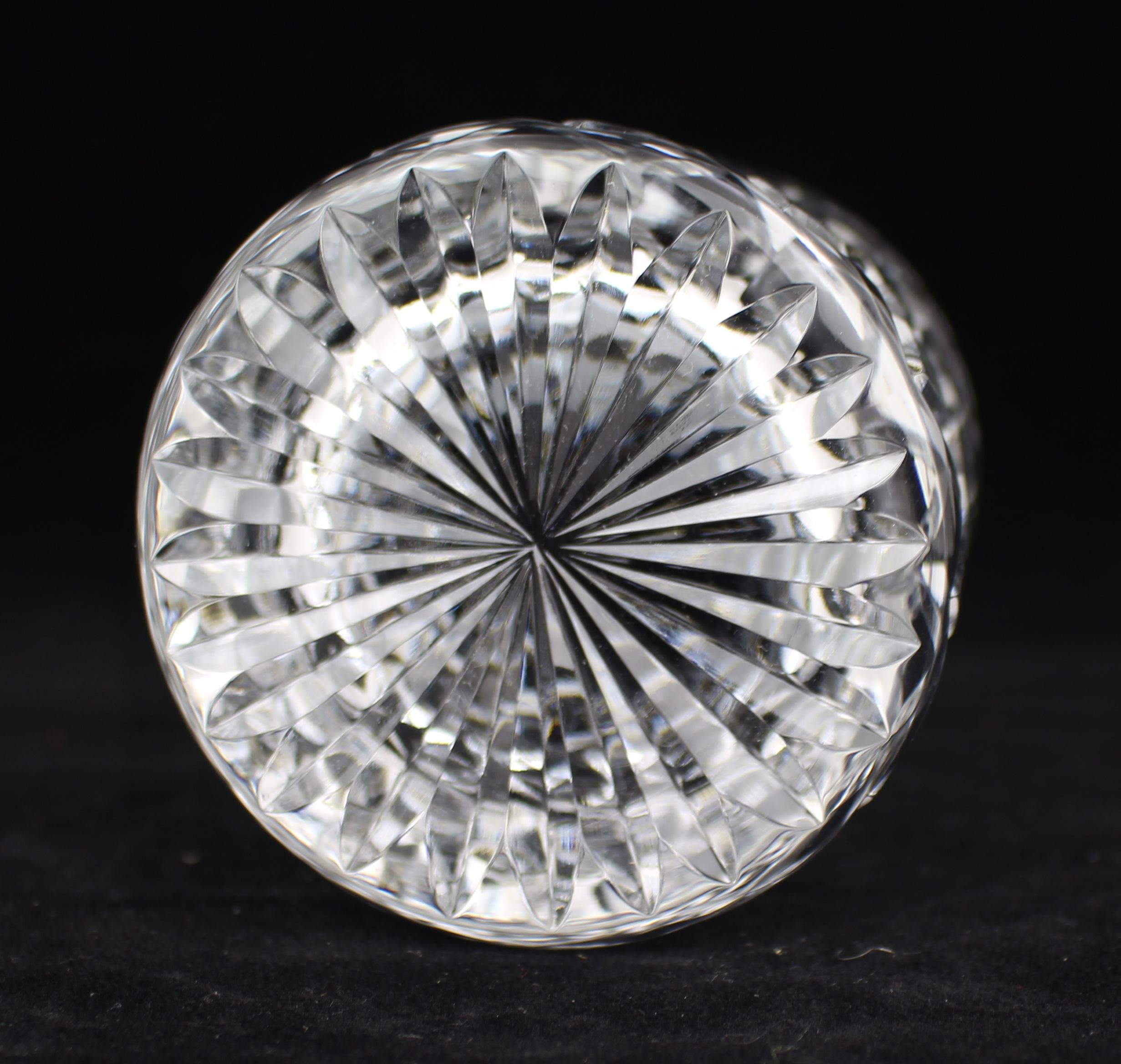 20ième siècle Lot de 6 gobelets à whisky en verre taillé Stuart Cheltenham en vente