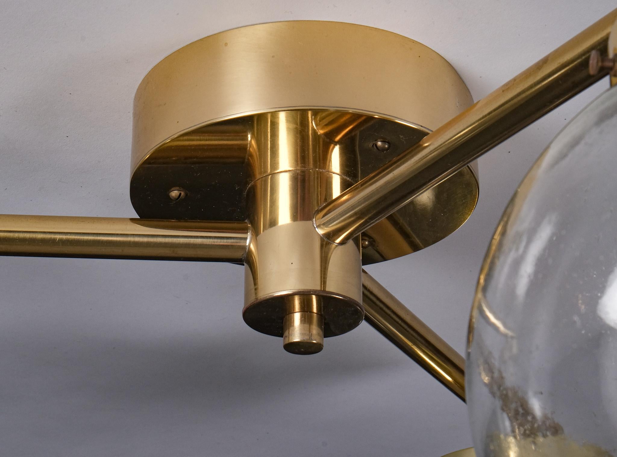 Swedish Ceiling Lamp, 1970s In Good Condition For Sale In Stockholm, SE