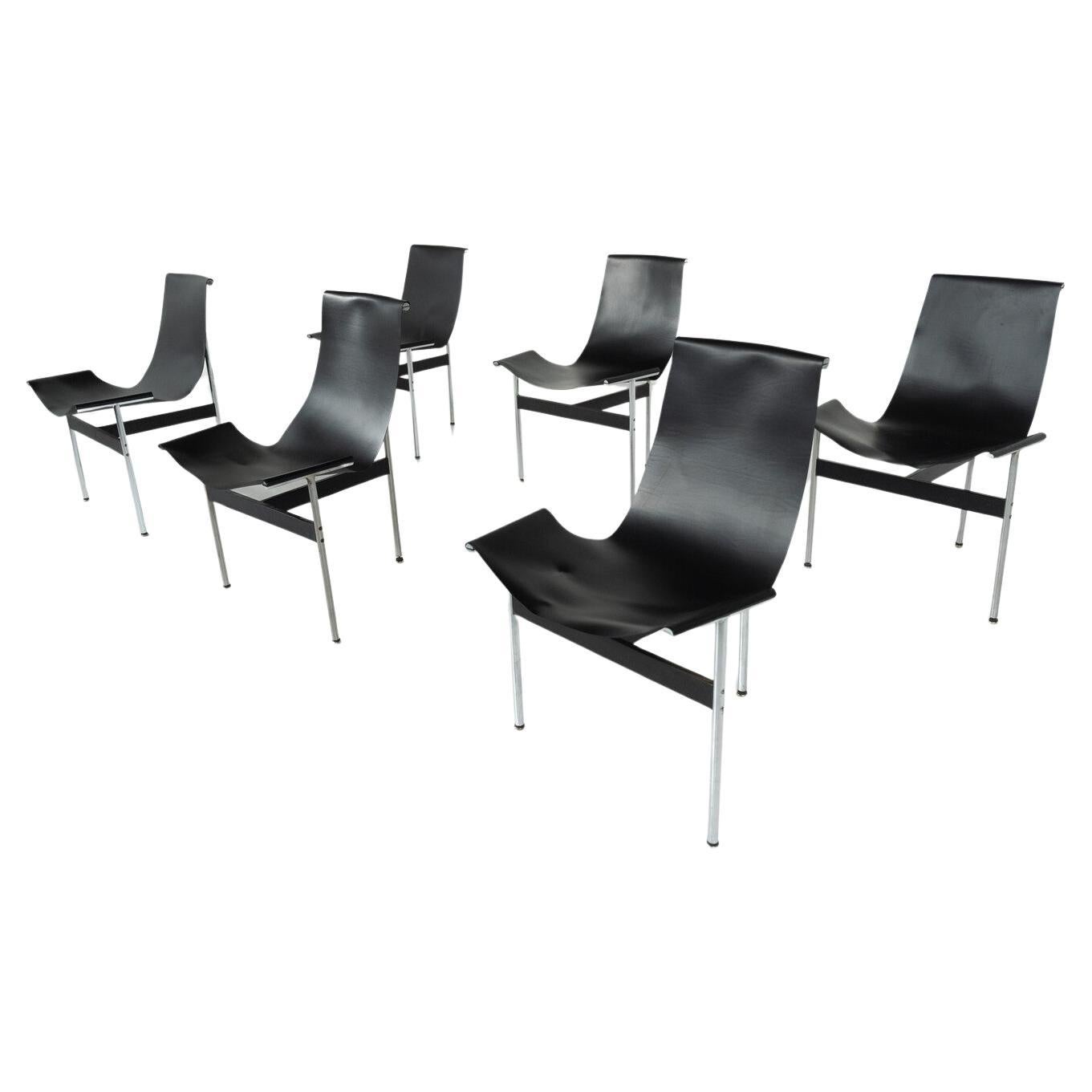 Set of 6 "T" Chairs by Douglas Kelly, Ross Littell and William Katavolos, 1950s