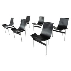 Set of 6 "T" Chairs by Douglas Kelly, Ross Littell and William Katavolos, 1950s
