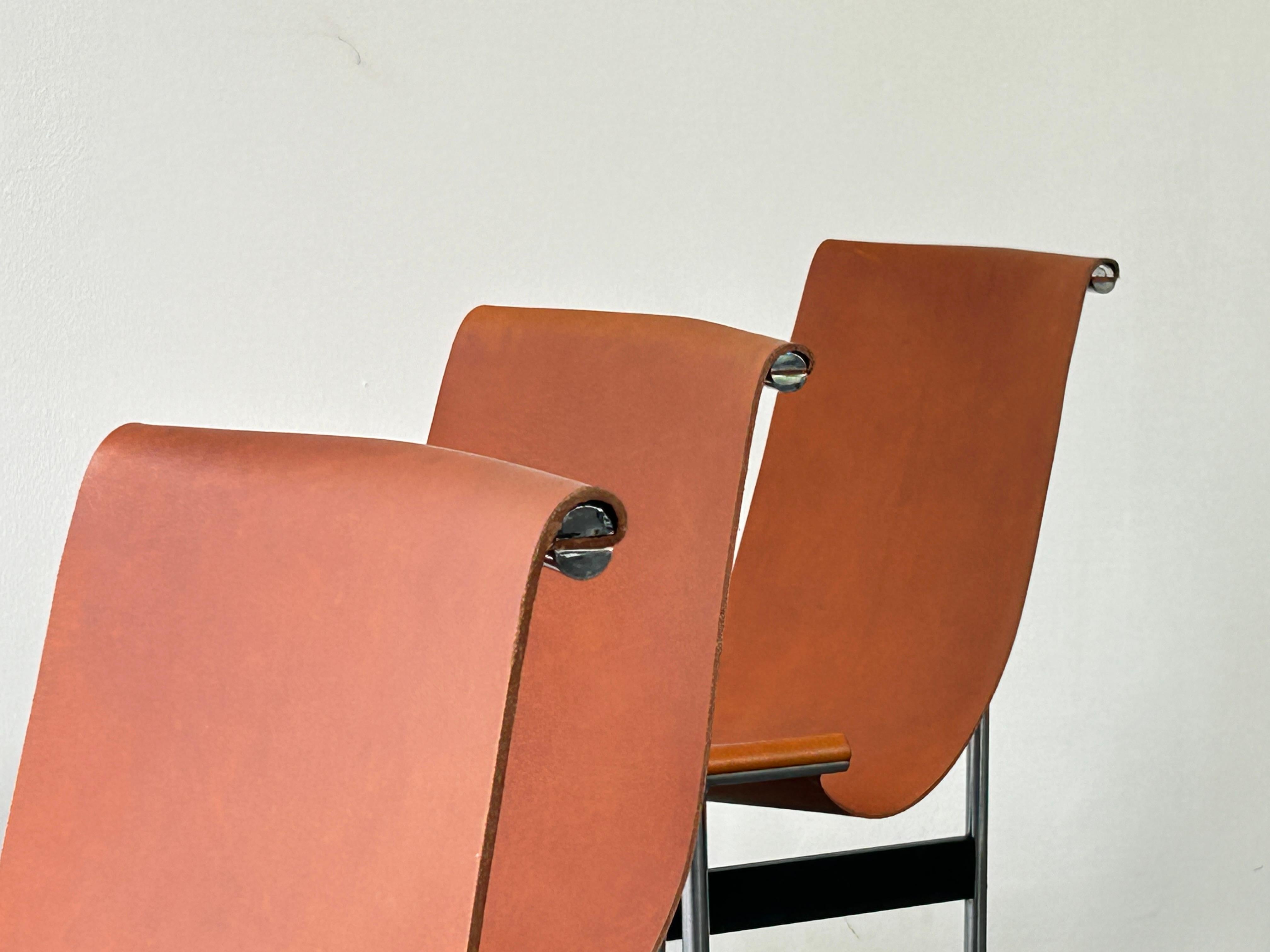 Ensemble de 6 chaises en T conçues par Katavolos Litell & Kelley en 1952 en vente 4