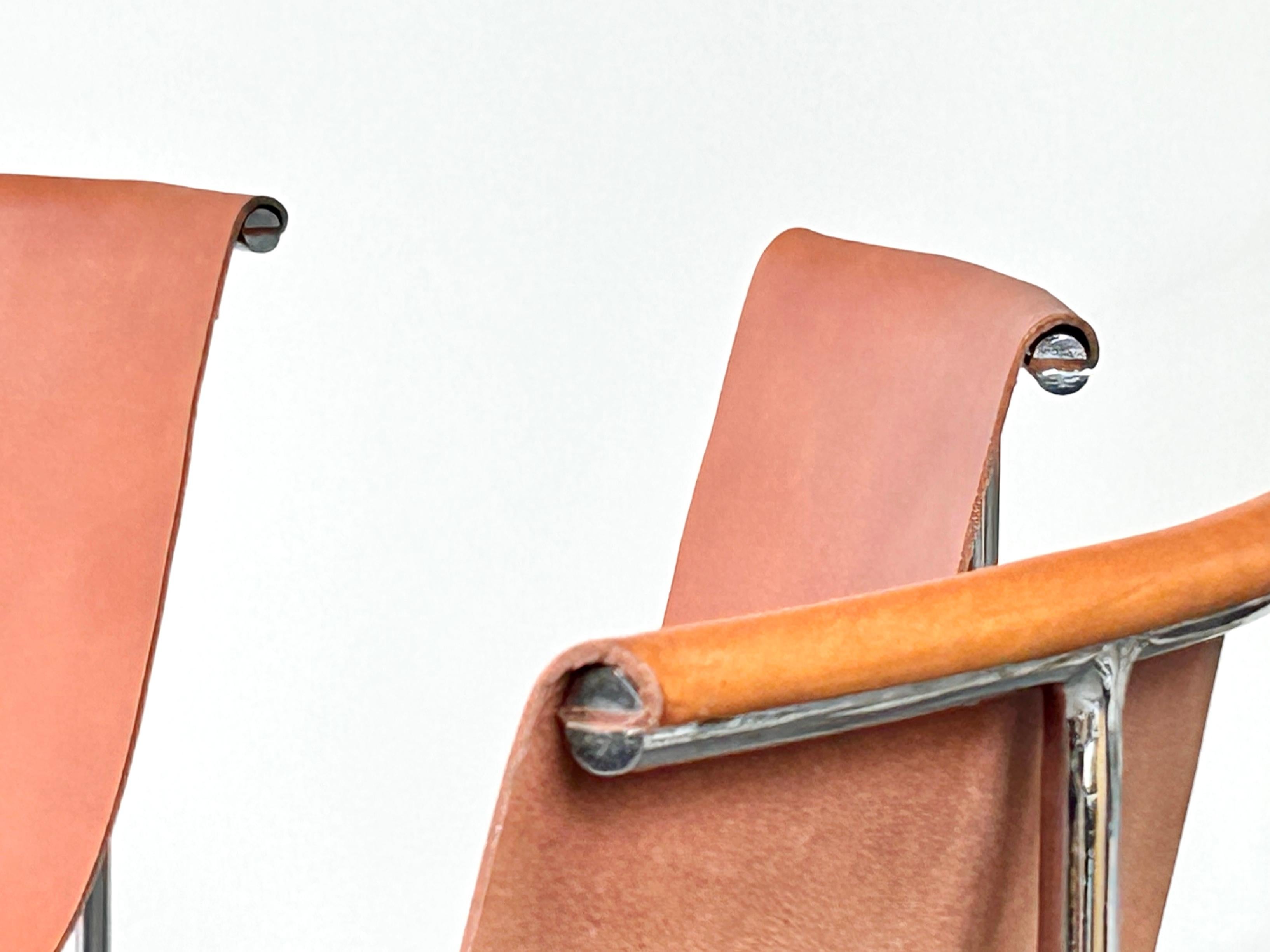 Acier Ensemble de 6 chaises en T conçues par Katavolos Litell & Kelley en 1952 en vente