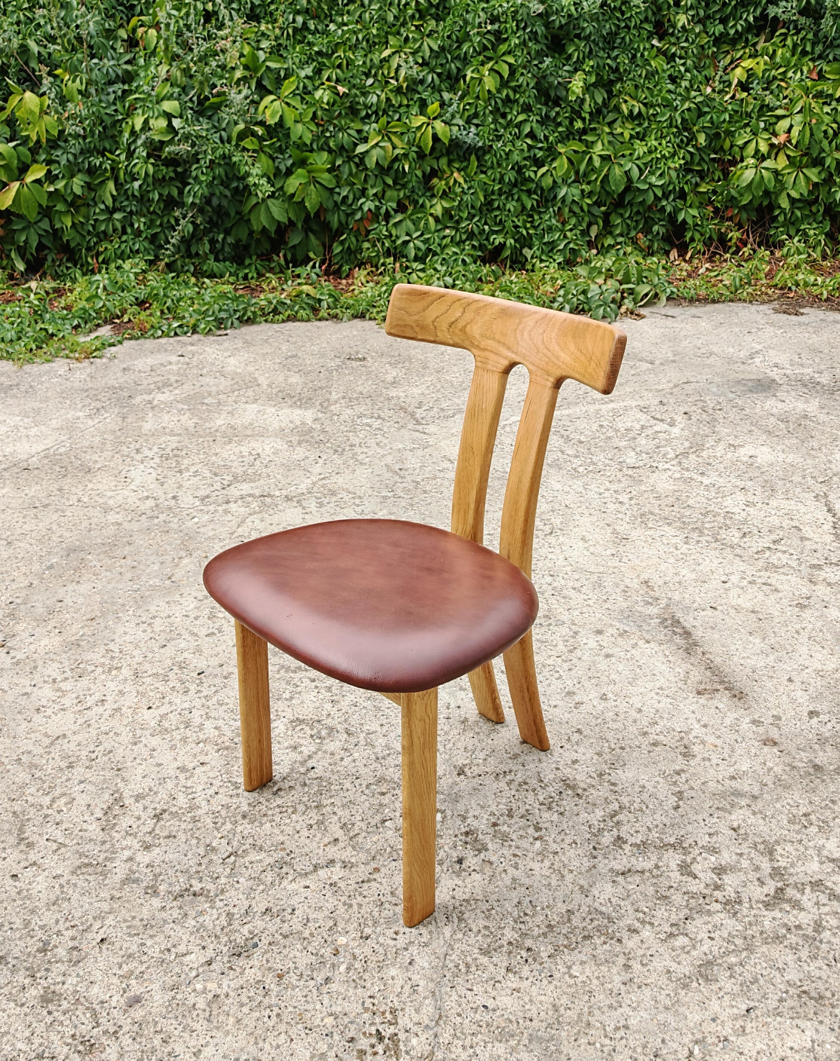 Satz von 6 T-Stühlen entworfen von Ole Wanscher für Carl Hansen, Dänemark 1960er Jahre im Angebot 1