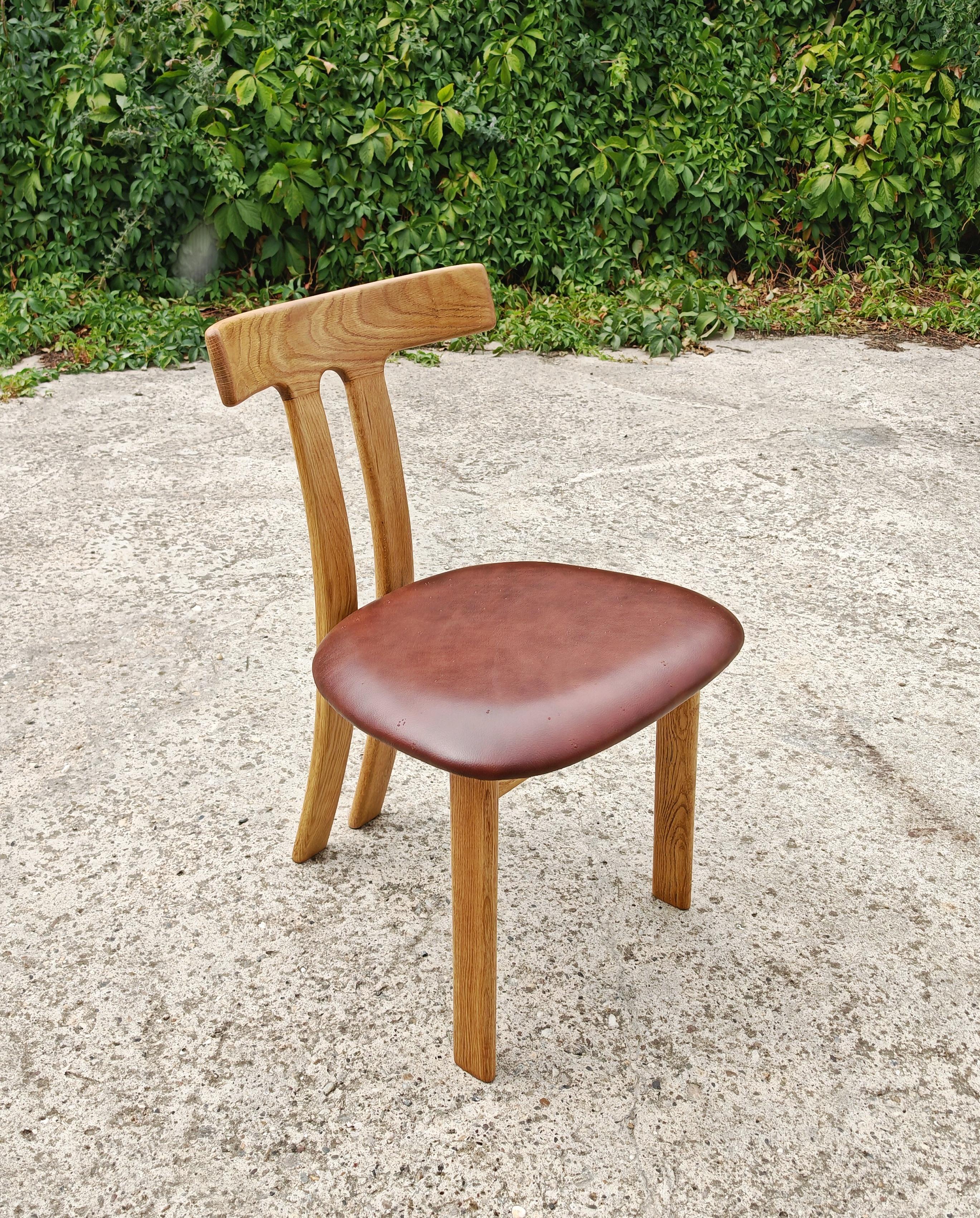Satz von 6 T-Stühlen entworfen von Ole Wanscher für Carl Hansen, Dänemark 1960er Jahre im Angebot 2