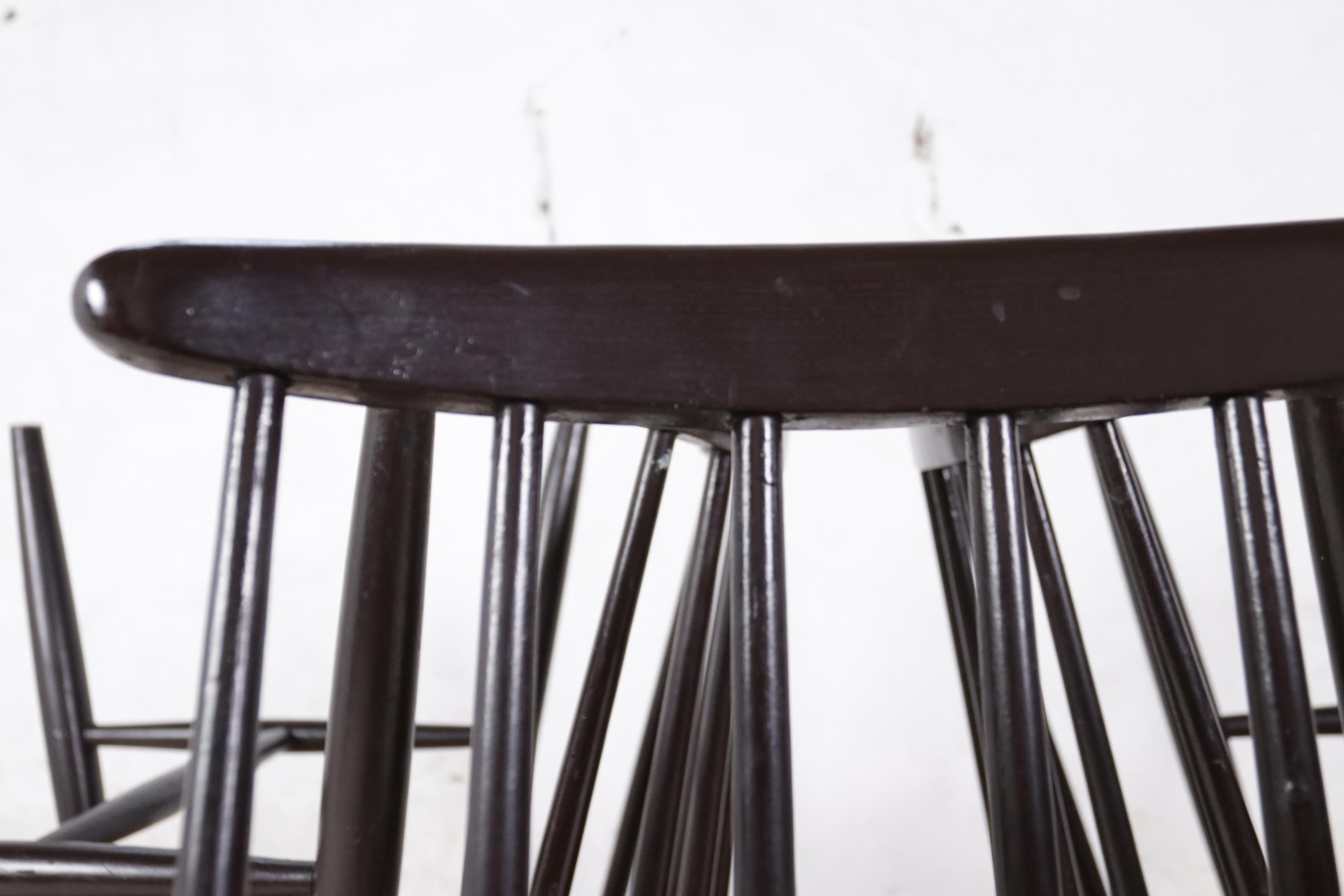 Set of 6 Tapiovaara / Pastoe Style Dining Room Chairs 4