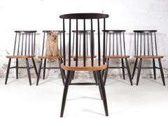 Ensemble de 6 chaises de salle à manger de style Tapiovaara / Pastoe