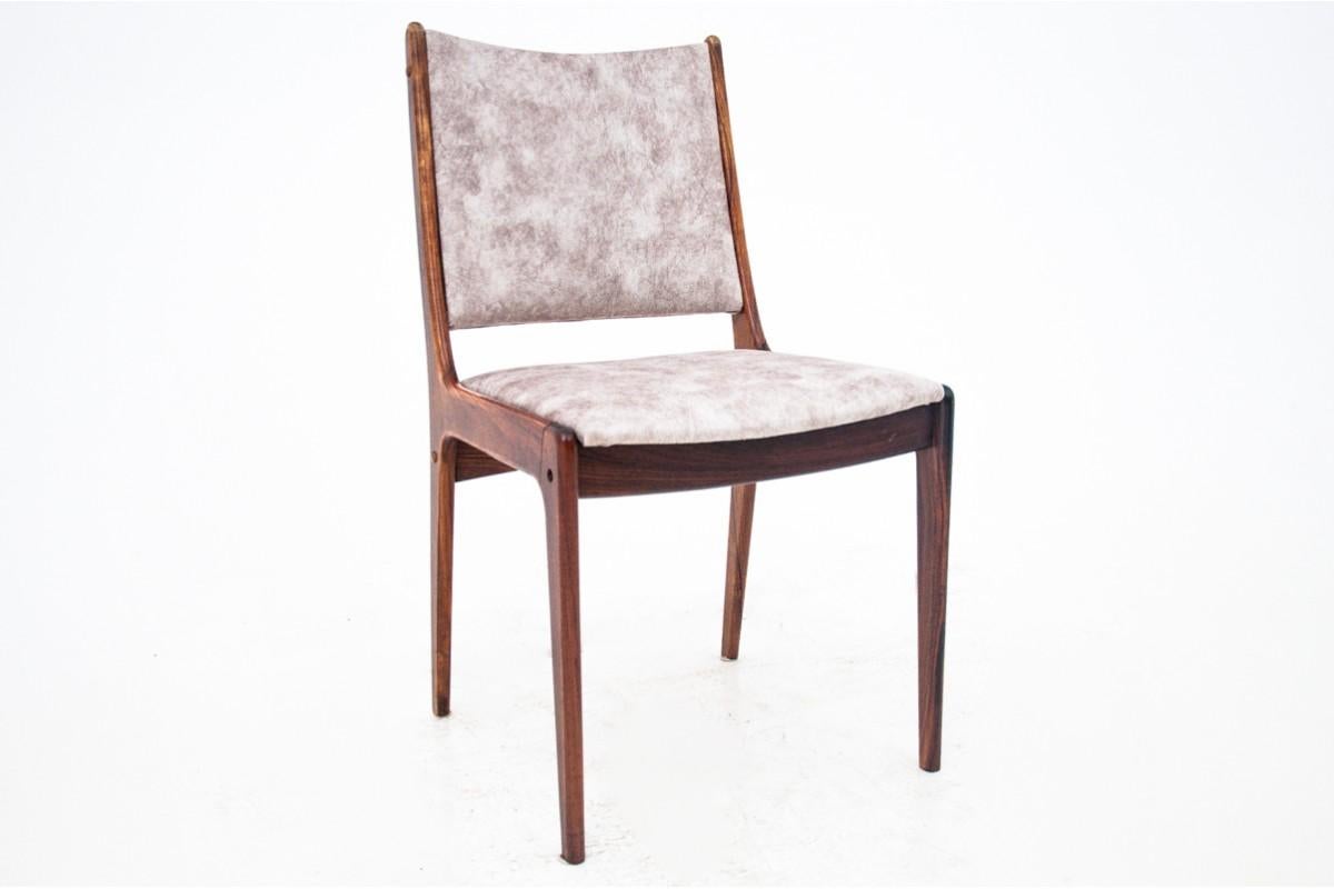 Set of 6 teak chairs, Uldum Mobelfabrik, Denmark, 1960s For Sale 3