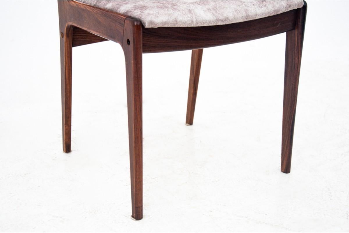 Set of 6 teak chairs, Uldum Mobelfabrik, Denmark, 1960s In condizioni buone in vendita a Chorzów, PL