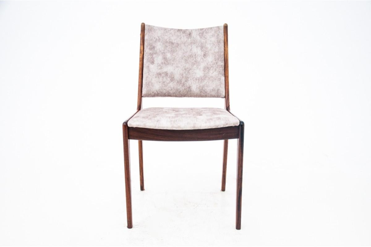 Set of 6 teak chairs, Uldum Mobelfabrik, Denmark, 1960s in vendita 1