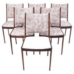 Set of 6 teak chairs, Uldum Mobelfabrik, Denmark, 1960s