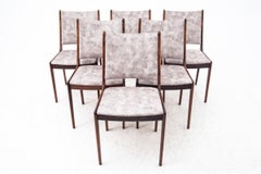 Set of 6 teak chairs, Uldum Mobelfabrik, Denmark, 1960s