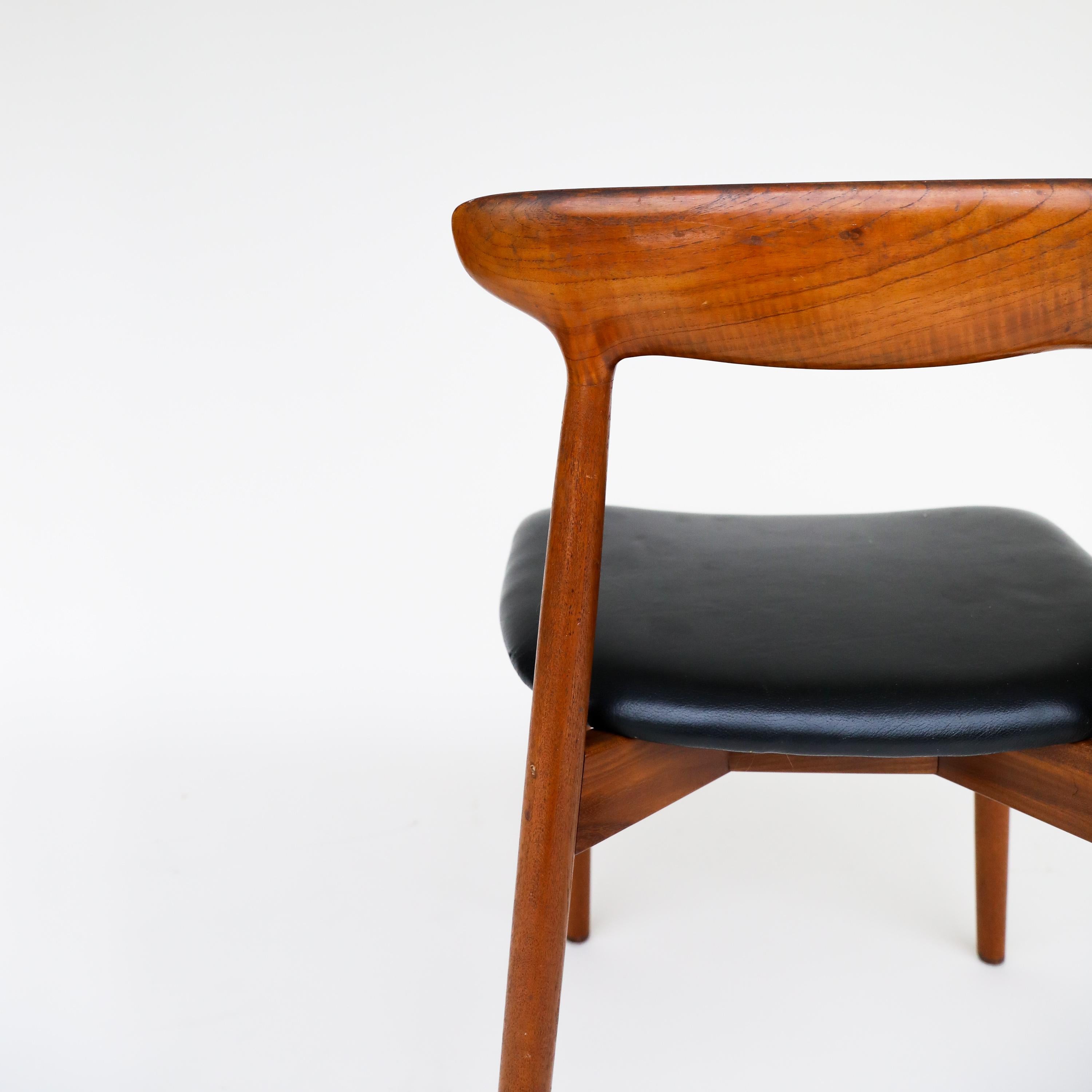 Mid-20th Century  Set of 10 Danish Modern Teak Dining Chairs by Harry Ostergaard