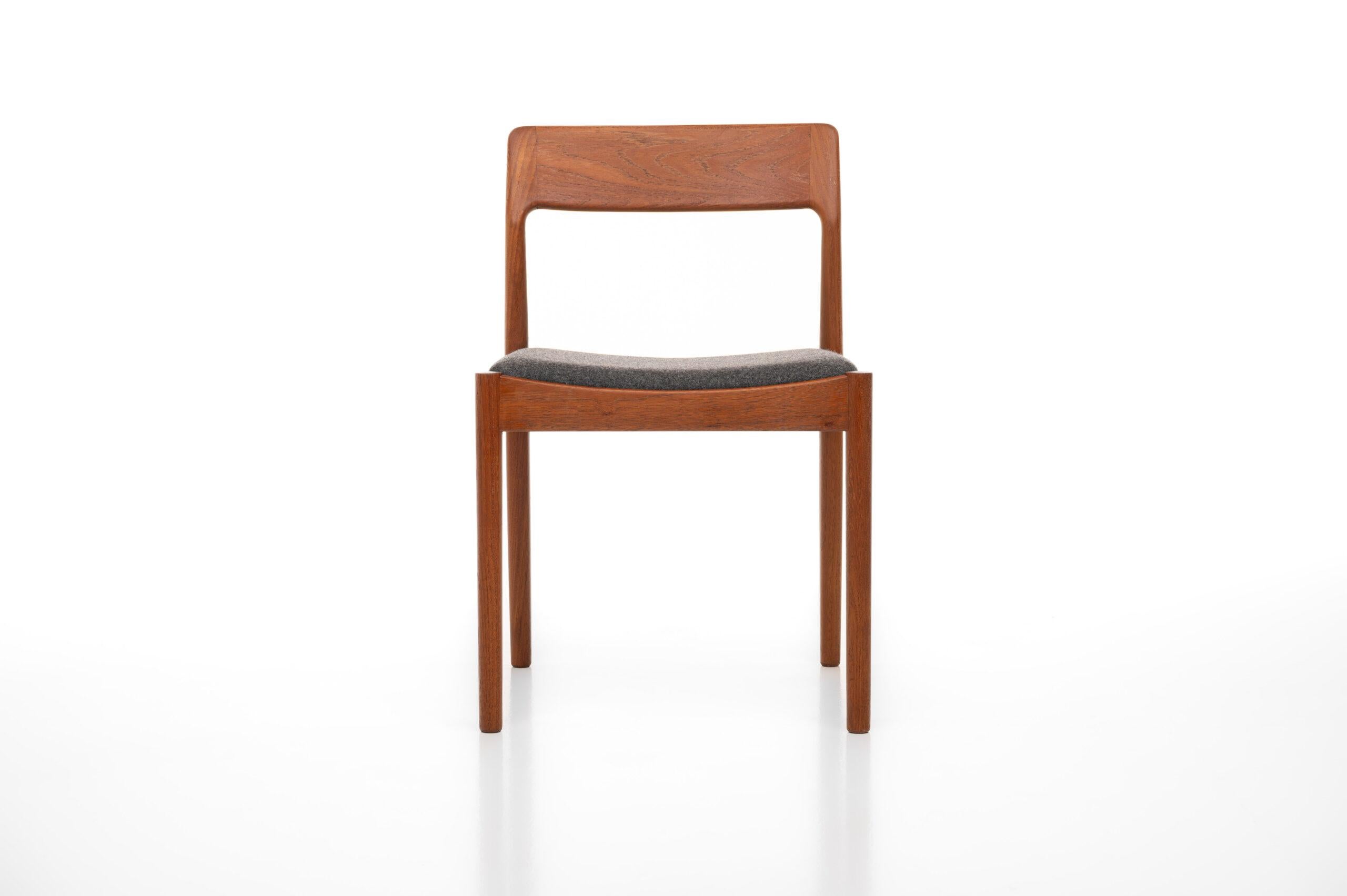 Set of 6 Teak Dining Chairs by Johannes Norgaard, Denmark 1960s 1