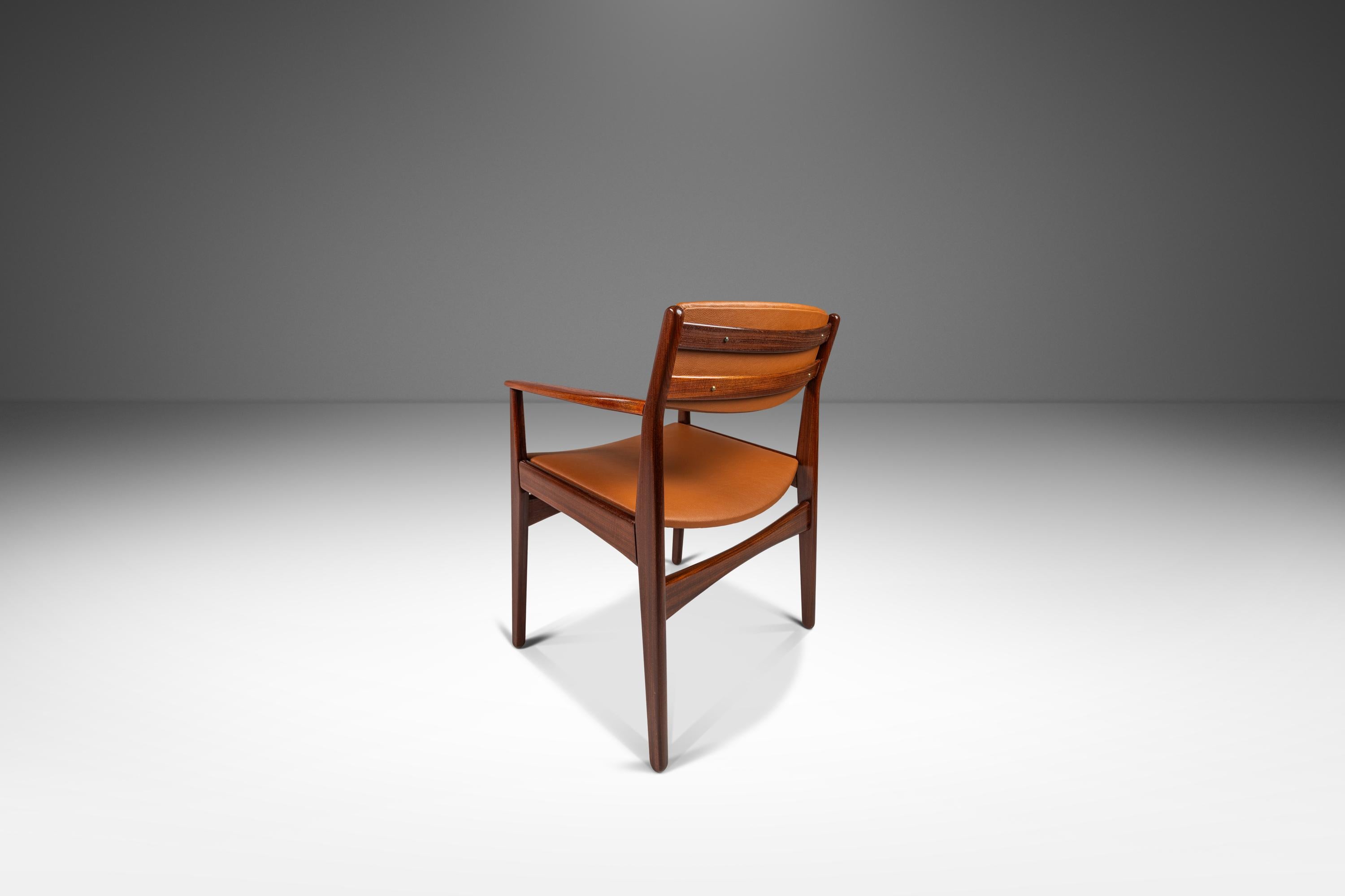 Ensemble de 6 chaises de salle à manger en teck par Poul Volther pour Frem Røjle,  Danemark, c.C. années 1960 Bon état à Deland, FL